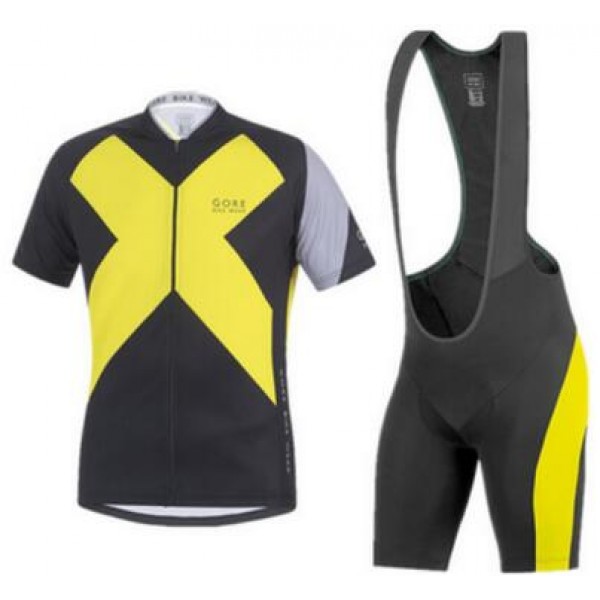 2016 GORE Element X-Road Fahrradbekleidung Satz Fahrradtrikot Kurzarm Trikot und Kurz Trägerhose