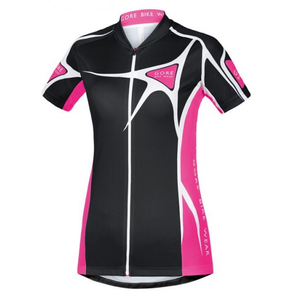 2016 GORE Radtrikot Kurzarm Damen Element Adrenaline 2.0 schwarz rose Fuchsie