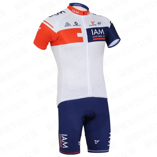 2016 IAM Radbekleidung Radtrikot Kurzarm und Fahrradhosen Kurz