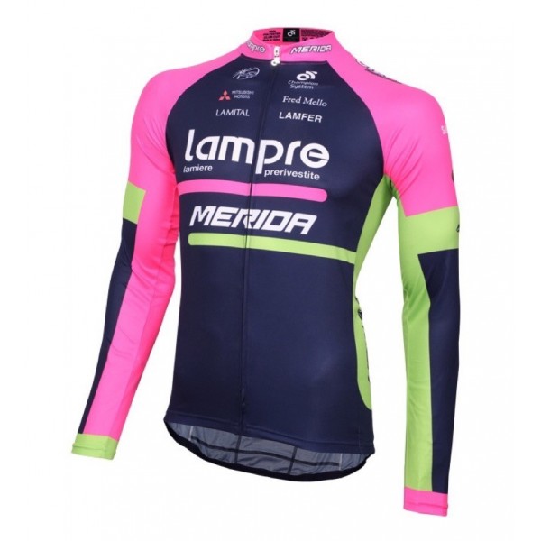 2016 Lampre Merida Radtrikot Langarm