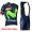 2016 Movistar Fahrradbekleidung Satz Fahrradtrikot Kurzarm Trikot und Kurz Trägerhose 03