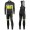 2016 Scott Team Schwarz-Gelb Fahrradbekleidung Satz Radtrikot Langarm+Lang Trägerhose