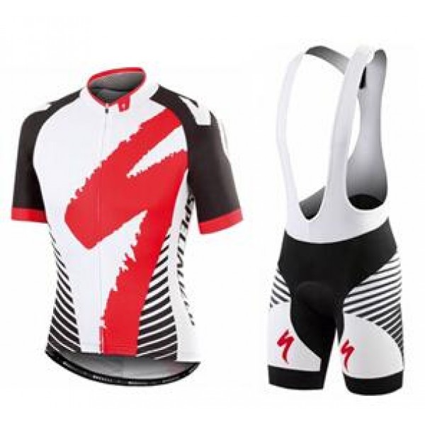 2016 Specialized Comp Racing Ss blanc Fahrradbekleidung Satz Fahrradtrikot Kurzarm Trikot und Kurz Trägerhose