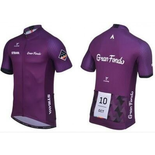 2016 Strava Radtrikot Kurzarm lila
