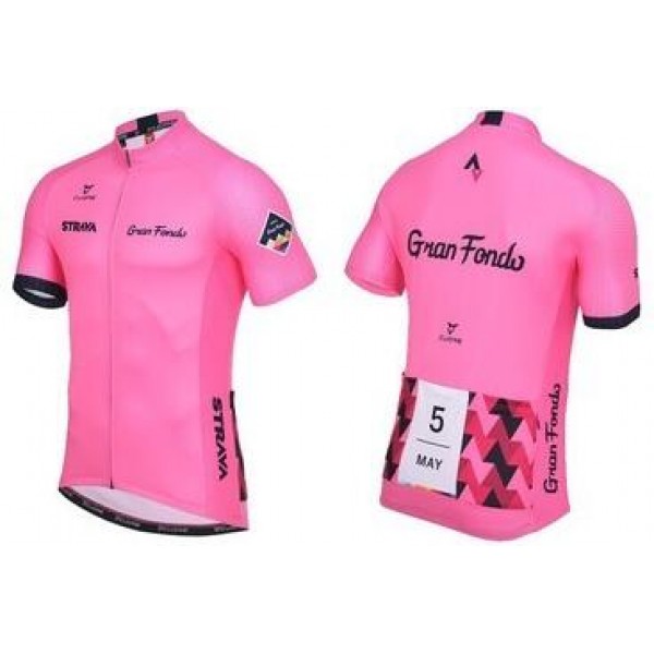 2016 Strava Radtrikot Kurzarm rose