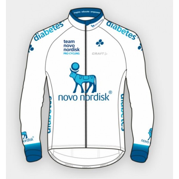 2016 Team Novo nordisk Fahrradtrikot Langarm