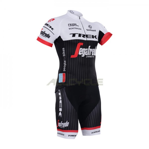 2016 Trek Segafredo Radbekleidung Radtrikot Kurzarm und Fahrradhosen Kurz