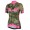 2017 Damen Ale Graphics PRR Camo Grün-Rose Radtrikot Kurzarm