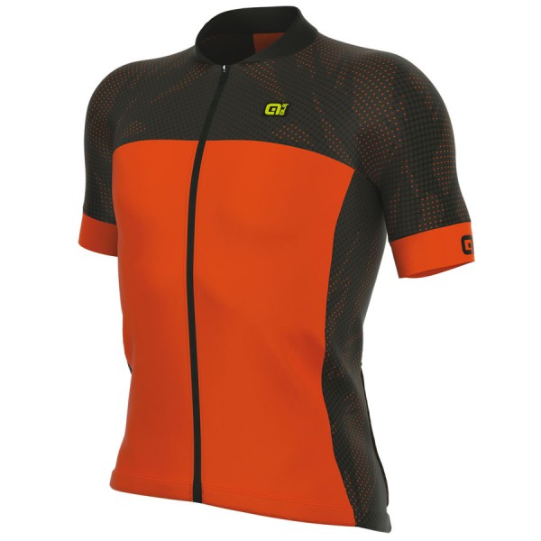 2017 Ale Formula 1.0 Ultimate Radtrikot Kurzarm Schwarz Orange Fluo