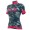 2017 Damen Ale Graphics PRR Camo Radtrikot Kurzarm Blau Pink
