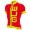 2017 Ale Graphics PRR Arcobaleno Radtrikot Kurzarm Rot