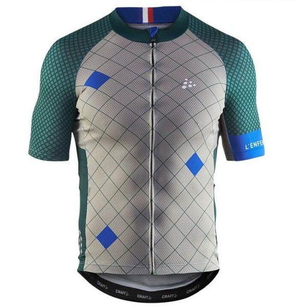 CRAFT MONUMENTS Lenfer Du Nord 2017 Radtrikot Kurzarm
