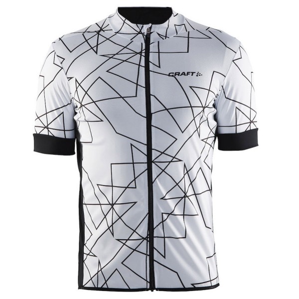 Craft Reel Graphic Radtrikot Kurzarm Weiß
