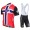 DIMENSION DATA 2017 Norwegian Champion Fahrradbekleidung Satz Radtrikot Kurzarm+Kurz Trägerhose
