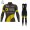 2017 Direct Energie Pro Fahrradbekleidung Satz Radtrikot Langarm+Lang Trägerhose