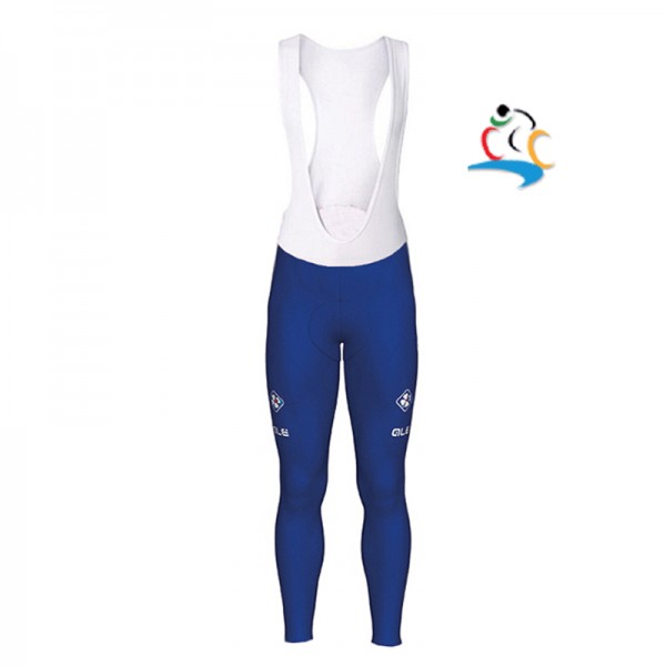 FDJ Pro 2017 Blau Lang Trägerhose