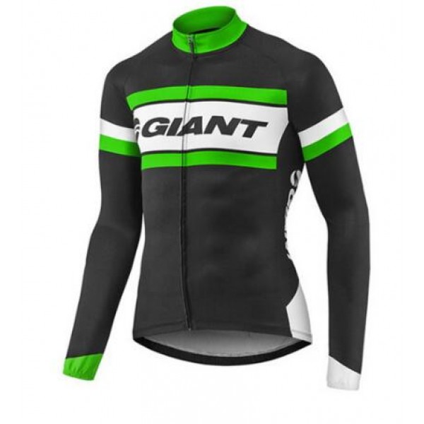 2017 Giant Grün Schwarz Radtrikot Langarm