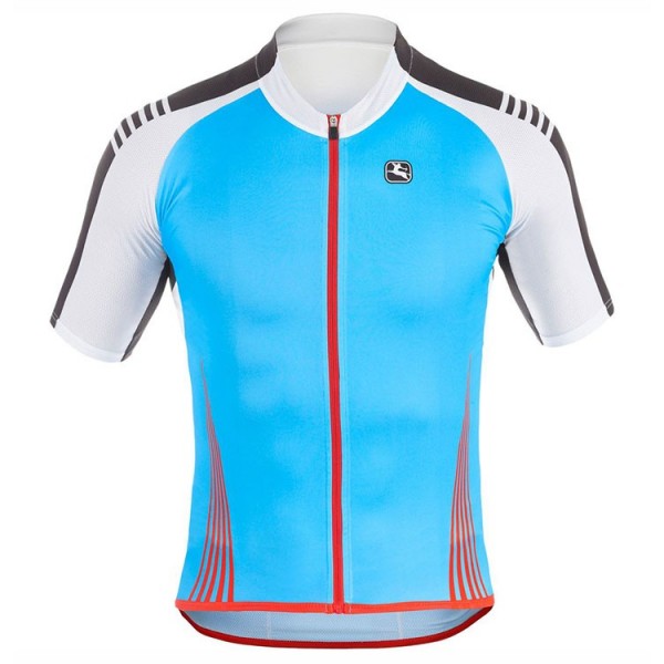 2017 Giordana Sahara Blau Radtrikot Kurzarm