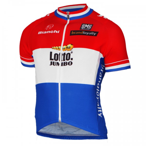 2017 LOTTO JUMBO Netherlands Radtrikot Kurzarm