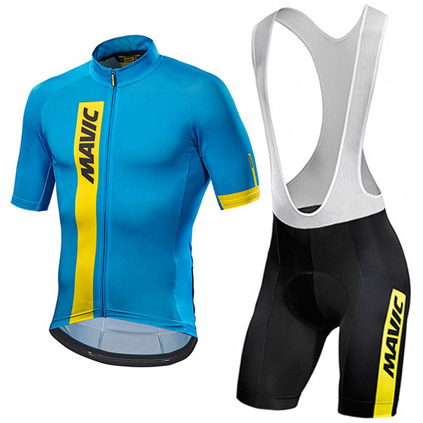 2017 MAVIC Fahrradbekleidung Satz Radtrikot Kurzarm+Kurz Trägerhose 02