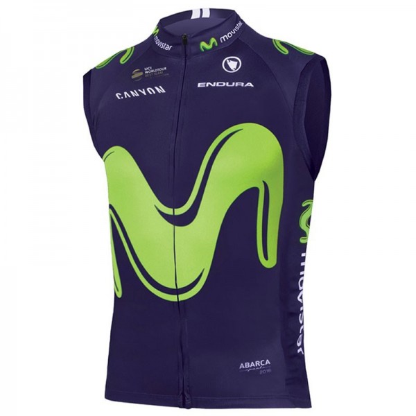 2017 Movistar ärmellose