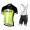 2017 Nalini PRO Artico Schwarz-Vert Fahrradbekleidung Satz Radtrikot Kurzarm+Kurz Trägerhose