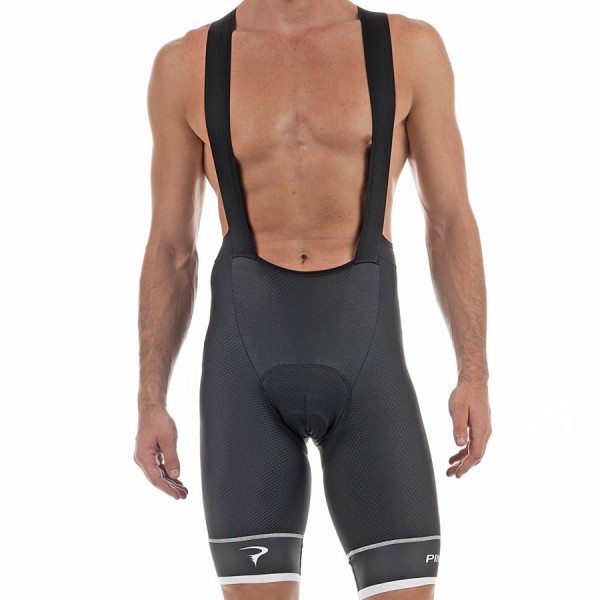 2017 Pinarello Tour Kurz Trägerhose-Schwarz Weiß