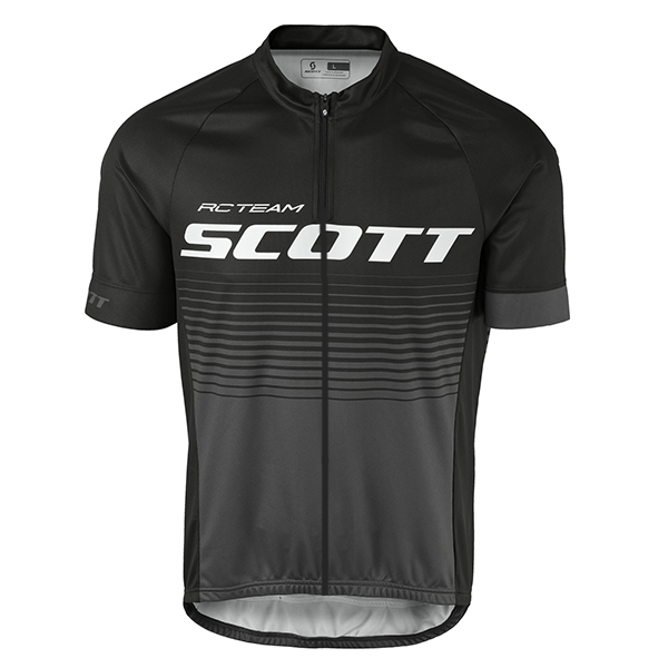 2017 Scott Rc Schwarz Grau Radtrikot Kurzarm