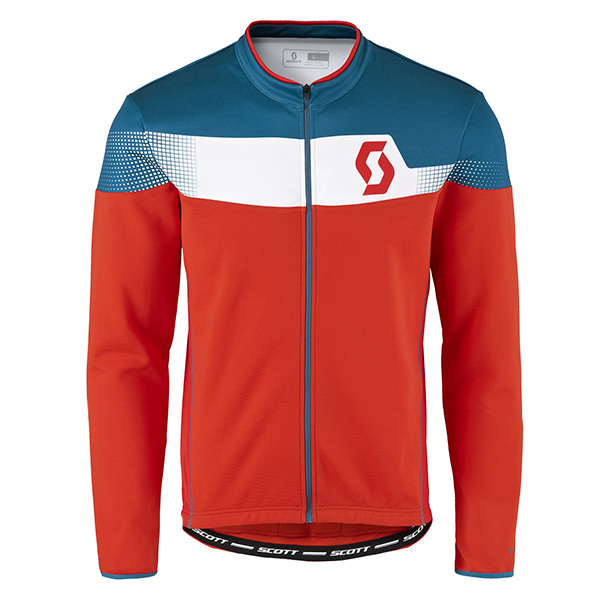 2017 Scott Rc Blau Rot Radtrikot Langarm