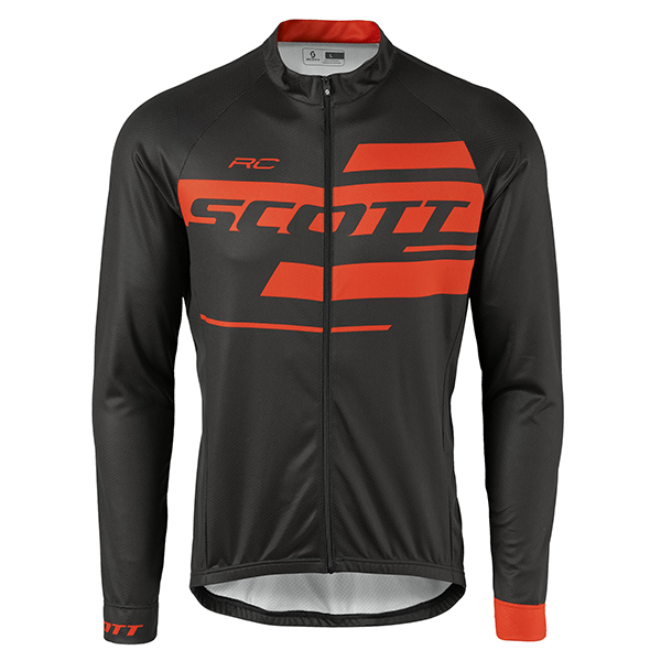 2017 Scott Rc Schwarz-Rot Radtrikot Langarm