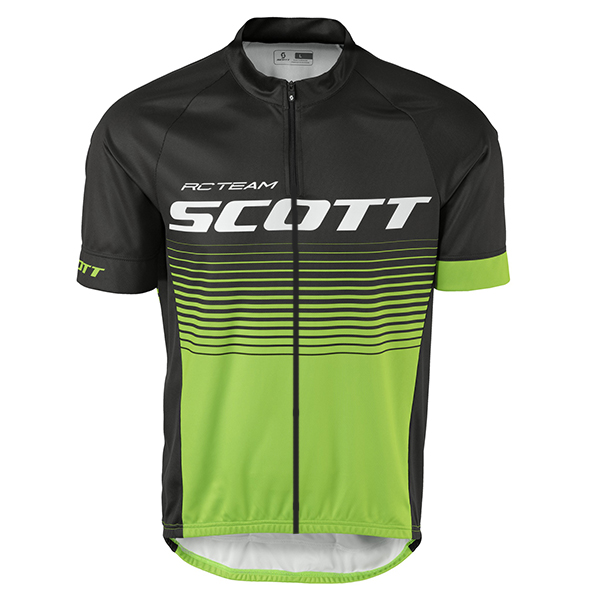 2017 Scott Rc Schwarz Grün Radtrikot Kurzarm