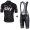 Sky Pro 2017 Schwarz Fahrradbekleidung Satz Radtrikot Kurzarm+Kurz Trägerhose