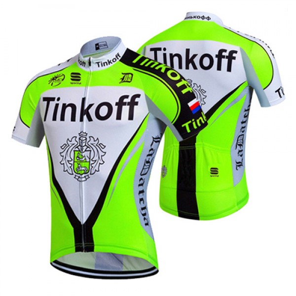 2017 Tinkoff Grün Radtrikot Kurzarm