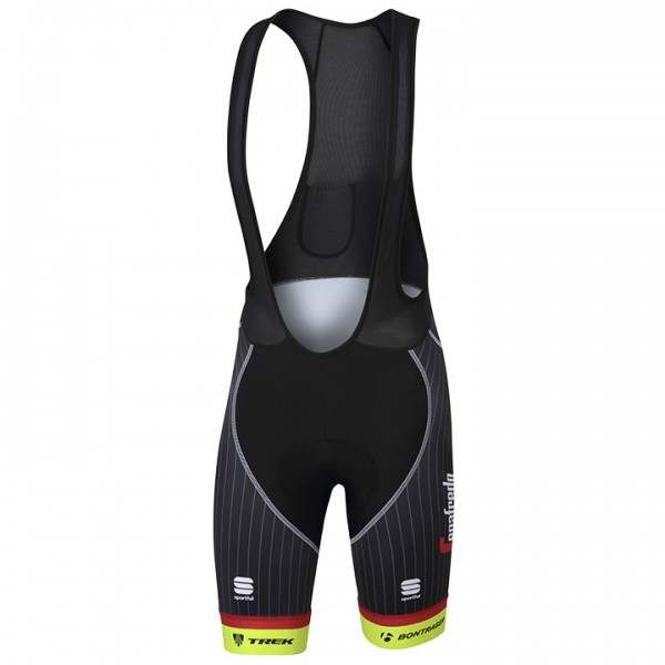 Trek Segafredo Pro 2017 Gelb Kurz Trägerhose Schwarz