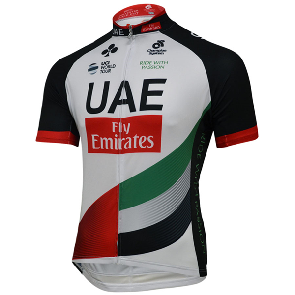 2017 Uae Abu Dhabi Radtrikot Kurzarm