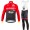 WILIER SELLE ITALIA 2017 Pro Fahrradbekleidung Satz Radtrikot Langarm+Lang Trägerhose